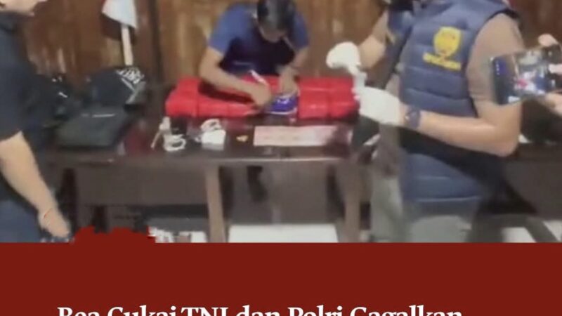 Tim Gabungan Bea Cukai,TNI dan Polri Gagalkan 13,3 Kg Sabu di  Perbatasan Indonesia-Malaysia